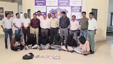 પ્રાંતિજ: પ્રાંતિજ ના દલપુર નજીક થયેલ લૂંટ નો ભેદ ઉકેલાયો પોલીસે છ આરોપીઓની ધરપકડ કરી