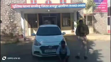 चौमूं: चोंमू उपखंड क्षेत्र की सामोद थाना पुलिस ने जानलेवा हमले के मामले में फरार बदमाश को किया गिरफ्तार