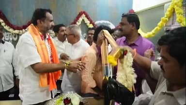 ಬಳ್ಳಾರಿ: ನಗರ ಪಾಲಿಕೆಯ ವಿರೋಧ ಪಕ್ಷದ ನಾಯಕರಾಗಿ ಶ್ರೀನಿವಾಸ್ ಮೋತ್ಕರ್ ಅಧಿಕಾರ ಸ್ವೀಕಾರ