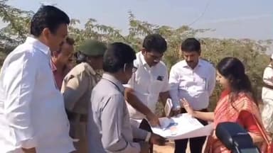 రాయవరం APIIC భూముల్లో పల్నాడు కలెక్టర్ తనిఖీ