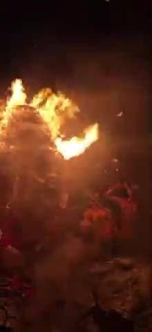 திருவண்ணாமலை: பத்தாவது நாளாக சுடர்விட்டு ஜோதி வடிவமாக காட்சியளிக்கும் மகாதீபம் அருணாச்சலேஸ்வரர் மலை மீது