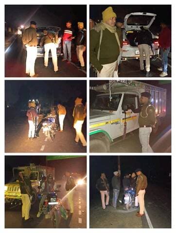 पुलिस_अधीक्षक, कटिहार के निर्देशानुसार अपराध की रोकथाम एवं सुरक्षा व्यवस्था बनाए रखने हेतु #कटिहार_पुलिस द्वारा सभी थाना क्षेत्रों में सघन वाहन जाँच अभियान चलाया जा रहा है।