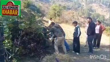 बाराकोट के खोला सुनार गांव में गुलदार का आतंक वन विभाग ने लगाया पिंजरा। ग्रामीणों को दिए सावधानी बरतने के निर्देश