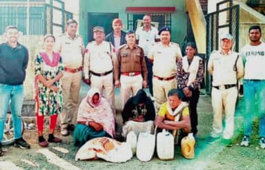 सरायपाली: अवैध महुआ शराब और लाहन के साथ 4 आरोपियों को किया गया गिरफ्तार