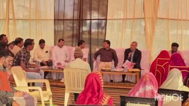 लोलेसरा में 21 दिसंबर से शुरू होने वाले संत समागम मेले की तैयारी का कलेक्टर और एसपी ने लिया जायजा