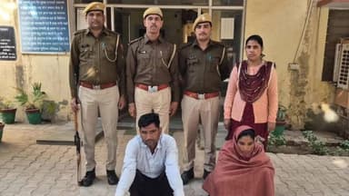 घड़साना: घडसाना पुलिस ने ₹10 लाख की हेरोइन के साथ एक महिला और एक पुरुष को किया गिरफ्तार