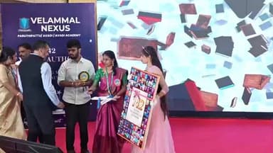 ஆவடி: முகப்பேர் வேலம்மாள் பள்ளி மாணவர்கள் எழுதிய 142 புத்தகங்கள் ஒரே நேரத்தில் வெளியிடப்பட்டது