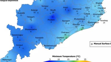 ପାରଳାଖେମୁଣ୍ଡି: ଜିଲ୍ଲାରେ ଆସନ୍ତାକାଲି ତାପମାତ୍ରା 12 ଡ଼ିଗ୍ରୀ ରହିବା ନେଇ ପାଣିପାଗ ବିଭାଗ ପକ୍ଷରୁ ସୂଚନା