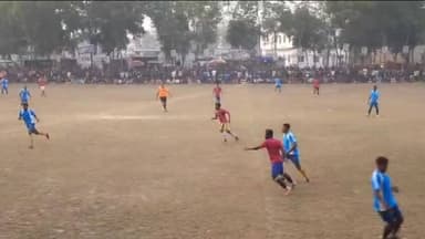 আউশগ্রাম ২: গেঁড়াইয়ে মরহুম হালিম ও হালিমা স্মৃতি ফুটবল প্রতিযোগিতা, সেরা গোলকিপারের নৈপুণ্যে জয় আউশগ্রাম থানার আর.জে.পার্টির