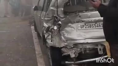 फरीदपुर: बरेली में कोहरे का कहर, फरीदपुर में तड़के तिहरा हादसा, दो ट्रक ड्राइवर गंभीर, हाईवे पर घंटों जाम