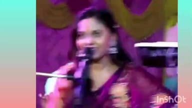 केिशनपुर: बिहार की कलाकार सोनम आर यादव ने किशनपुर में शुक्रवार रात एक शो में गीत की प्रस्तुति दी