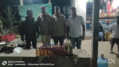 నల్లబెల్లి: నల్లబెల్లి మండల కేంద్రంలో కిరాణం షాప్ లో మద్యం అమ్ముతుండగా పట్టుకున్న పోలీసులు దాని విలువ 10,670 ఉంటుందని వెల్లడి