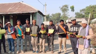 प्रतापगंज: प्रतापगंज में राष्ट्रीय स्वयंसेवक संघ का शताब्दी वर्ष अभियान, गोविंदपुर में घर-घर जाकर दिलाया जा रहा संकल्प