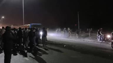 ભચાઉ: રામદેવપીર નજીક 7 કલાકના ચક્કાજામ બાદ મોડી રાત્રે વાહનોની અવર જવર શરૂ