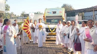 પારડી: કિલ્લાપારડી અને ઉદવાડા માં બ્રહ્માકુમારીજ ના ‘શાંતિ રથ’નું આગમન, ફેલાવ્યો શાંતિનો સંદેશ