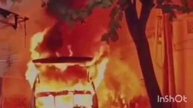 ಸಾಗರ: ಸಾಗರದಲ್ಲಿ ಹೊತ್ತಿ ಉರಿದ ಓಮಿನಿ ಕಾರ್, ಸ್ವಲ್ಪದ್ರಲ್ಲೇ ತಪ್ಪಿದ ಅನಾವುತ