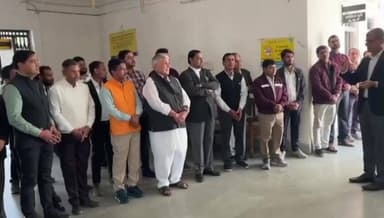 खातेगांव: खातेगाँव न्यायालय परिसर में लोक अदालत का शुभारंभ