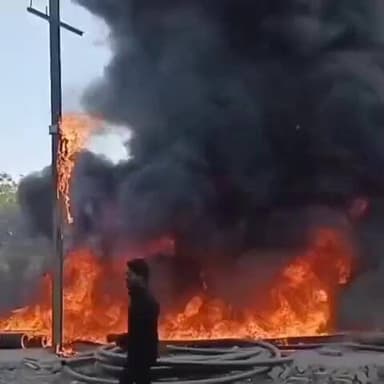 ಕಲಬುರಗಿ: ನಗರದ ಎಮ್.ಬಿ ನಗರದಲ್ಲಿ ಅಗ್ನಿ ಅವಘಡ: ಹೊತ್ತಿಯುರಿದ L & T ಕುಡಿಯುವ ನೀರಿನ ಪೈಪ್ಗಳು