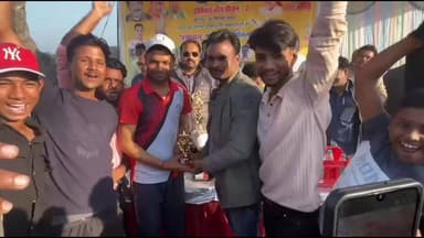 शिवपुरी: सिरसौद ने टीला को हराकर सेमीफाइनल में किया प्रवेश, गोटू शर्मा बने मैन ऑफ द मैच