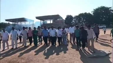 ಬಾಗೇಪಲ್ಲಿ: ನಗರದ ಅಂಬೇಡ್ಕರ್ ಕ್ರೀಡಾಂಗಣ ಅಭಿವೃದ್ಧಿಗೆ 3 ಕೋಟಿ ರೂ ಅನುದಾನ ಕಾಮಗಾರಿಗೆ ಗುದ್ದಲಿ ಪೂಜೆ