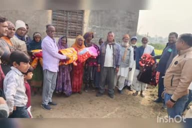 पड़वा: अंजुम इस्लाम कमिटी छेछौरी द्वारा कंबल वितरण