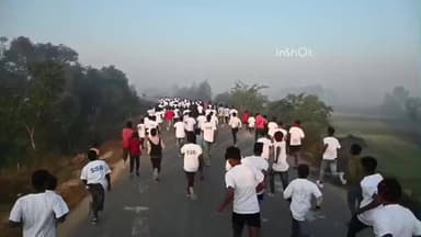 बनकटवा: 71वीं वाहिनी सशस्त्र सीमा बल, मोतिहारी द्वारा आज बॉर्डर यूनिटी रन का भव्य आयोजन किया गया