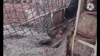 गन्नौर: खेड़ी तगा गांव के श्मशान घाट में निर्माणाधीन बरामदे का लेंटर गिरने से दो मजदूर घायल