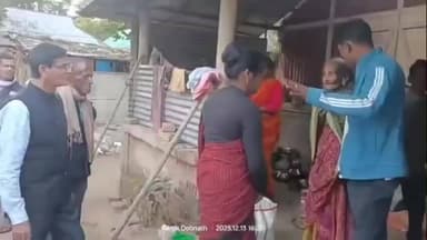 উদয়পুর: ভারতীয় জনতা পার্টি বাগমা মন্ডলের অন্তর্গত ৫৪ নং বুথ ফোটামাটি এলাকায় বাড়ী বাড়ী জনসম্পর্ক অভিযান