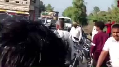 સરસ્વતી: સરસ્વતી તાલુકાના નાયતા અને રખાવ હાઈવે માર્ગ પર સર્જાયો ટ્રિપલ અકસ્માત,બાઈકસવાર ઇસમનું મોત