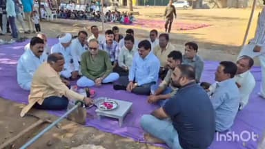 ખાંભા: પીપળવા ગામમાં વિકાસનાં વિવિધ કામોના ખાતમુરત કરવામાં આવ્યા