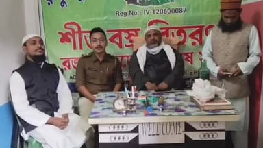 হরিহরপাড়া: হরিহরপাড়ার রুকুনপুরে অসহায়দের মাঝে শীতবস্ত্র বিতরণ