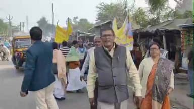 वज़ीरगंज: वजीरगंज में पल्स पोलियो अभियान को लेकर जागरूकता रैली निकाली गई, बीडीओ भी हुए शामिल