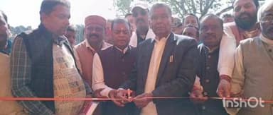 फुलपरास: लौकही प्रखंड के नरहिया सर्कल मैदान में नौ दिवसीय श्री राम कथा प्रवचन महायज्ञ का सांसद व विधायक ने किया उद्घाटन