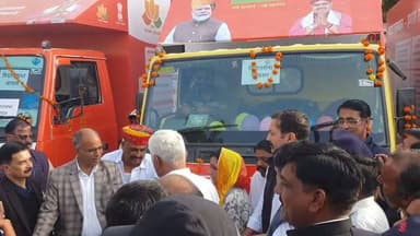 Rajasthan के नागौर मॆं सरकार के दो साल पूरे होने पर जलदाय मंत्री कन्हैयालाल चौधरी का दौरा !