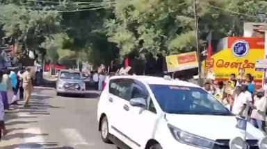 சேலம்: அயோத்தியபட்டினம் சென்னையிலிருந்து சேலம் வந்த தமிழக முதல்வர் ஸ்டாலினுக்கு தொண்டர்கள் உற்சாக வரவேற்பு