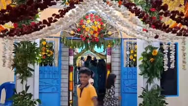 ಚಿತ್ರದುರ್ಗ: ಚಿತ್ರದುರ್ಗದ ವಿದ್ಯಾನಗರದಲ್ಲಿ ಆಂಜನೇಯ ಸ್ವಾಮಿ ಕಾರ್ತಿಕೋತ್ಸವ