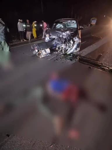 ಚಿತ್ರದುರ್ಗ: ಚಿತ್ರದುರ್ಗದ ಹೊಳಲ್ಕೆರೆ ರಸ್ತೆಯಲ್ಲಿ ಬೈಕ್ ಗೆ ಕಾರು ಡಿಕ್ಕಿ: ಬೈಕ್ ಸವಾರ ಸಾವು