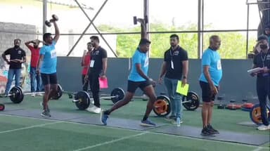 திருச்சி: டக் அவுட் ஸ்போர்ட்ஸ் மைதானத்தில் உடல் தகுதியை ஊக்குவிக்கும் பல்துறை உடற்பயிற்சி போட்டிகள் நடைபெற்றன