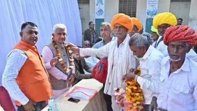 विजयनगर: विधायक वीरेंद्र सिंह ने मानपुरा, किराप व अन्य पंचायतों का दौरा किया, 2 घंटे श्रमदान करने का दिलाया संकल्प