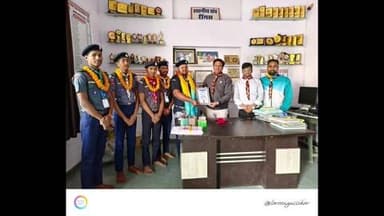 श्रीमाधोपुर: नेशनल लेवल लक्ष्मी मजूमदार अवॉर्ड विजेता रोवर स्काउट का किया गया सम्मान