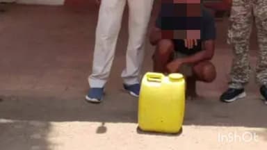 कलान: सिंगहा यूसुफपुर मोड़ से हेड कांस्टेबल राजवीर सिंह ने 10 लीटर अवैध कच्ची शराब के साथ एक व्यक्ति को पकड़ा