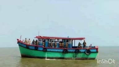 କେନ୍ଦ୍ରାପଡା: ଗହୀରମଥା ସାମୁଦ୍ରିକ ଅଭୟାରଣ୍ୟରେ ଆଠ ଜଣ ମତ୍ସ୍ୟଜୀବୀଙ୍କୁ ଗିରଫ କଲା ବନ ବିଭାଗ ।