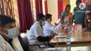 तमाड़ 1: तमाड़ के सारजमडीह पंचायत भवन में रेन एसवीपीसी हॉस्पिटल, बुंडू द्वारा रविवार को निःशुल्क मेडिकल कैंप का आयोजन