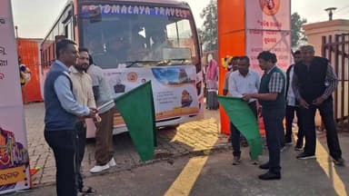 ସଦର: ବରିଷ୍ଠ ନାଗରିକ ତୀର୍ଥଯାତ୍ରା ଯୋଜନାରେ କଳାହାଣ୍ଡି ଜିଲ୍ଲାରୁ ୧୮୭ଜଣ ତୀର୍ଥ ଯାତ୍ରୀ ତାମିଲନାଡୁ ସ୍ଥିତ ରାମେଶ୍ଵରମ ଓ ମଦୁରାଇ ଅଭିମୁଖେ ଯାତ୍ର