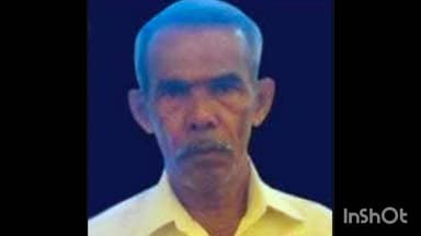 മീനച്ചിൽ: പാലാ വിളക്കുംമരുതിങ്കലിൽ റോഡ് ക്രോസ് ചെയ്യുന്നതിനിടെ ട്രാവലർ ഇടിച്ച് പരിക്കേറ്റ് ചികിത്സയിൽ കഴിഞ്ഞയാൾ മരിച്ചു