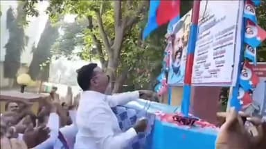 பாப்பிரெட்டிபட்டி: பொம்மிடியில் விசிக தொழிலாளர் விடுதலை முன்னணி கொடியேற்றும் விழா திருமாவளவன் எம்பி பங்கேற்பு