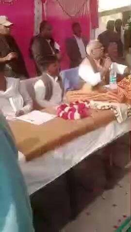 माननीय गृहमंत्री जवाहर सिंह बेगम पहुंचे ग्राम निगोही ग्रामीणों ने किया जोरदार स्वागत