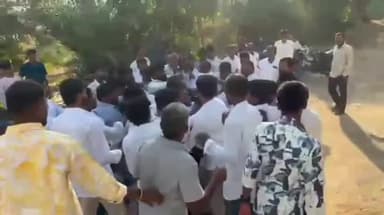 అల్లాదుర్గం: కోనాయిపల్లి గ్రామంలో కాంగ్రెస్ బిజెపి పార్టీల చెందిన నాయకుల మధ్య ఘర్షణ