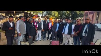 कुम्हेर: बार एसोसिएशन कुम्हेर के भगत सिंह सूरौता बने अध्यक्ष, 29 मतों से जीत का स्वागत और सम्मान किया गया