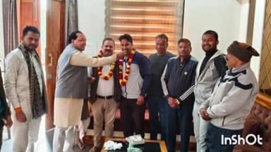 करेरा: आमोलपठा निवासी अमन लोधी को जिला विकास सलाहकार समिति, शिवपुरी में सदस्य बनने पर भाजपा जिलाध्यक्ष ने किया स्वागत